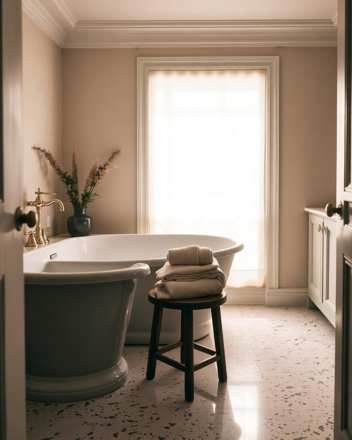 The bathroom