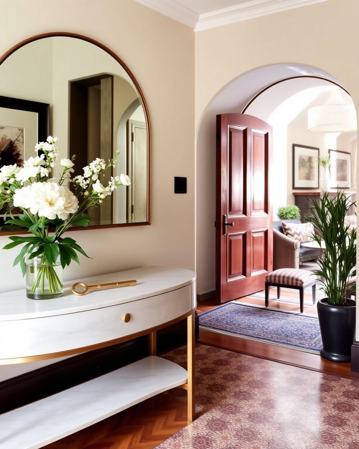 The entryway